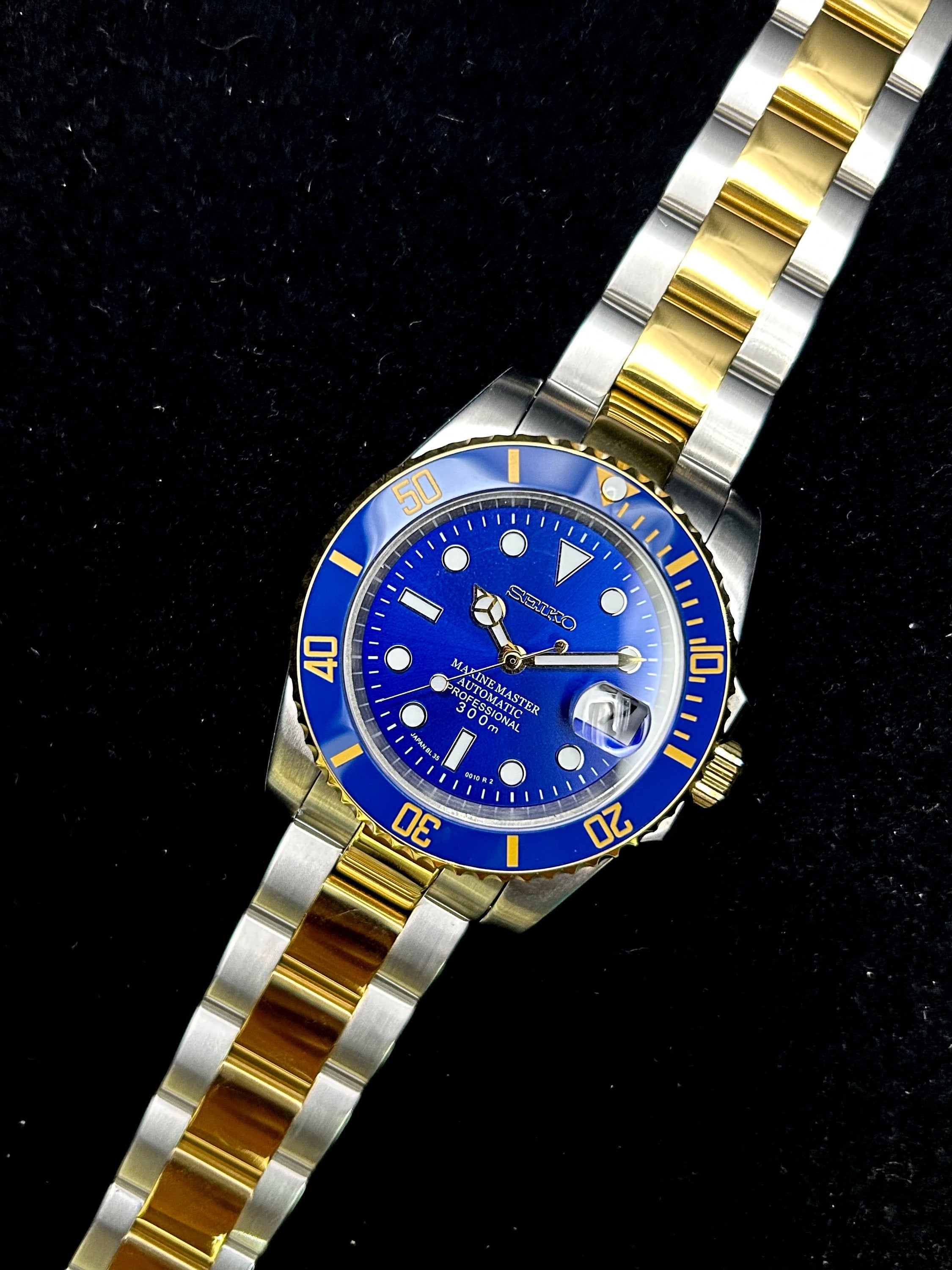 Submariner blue bezel sale